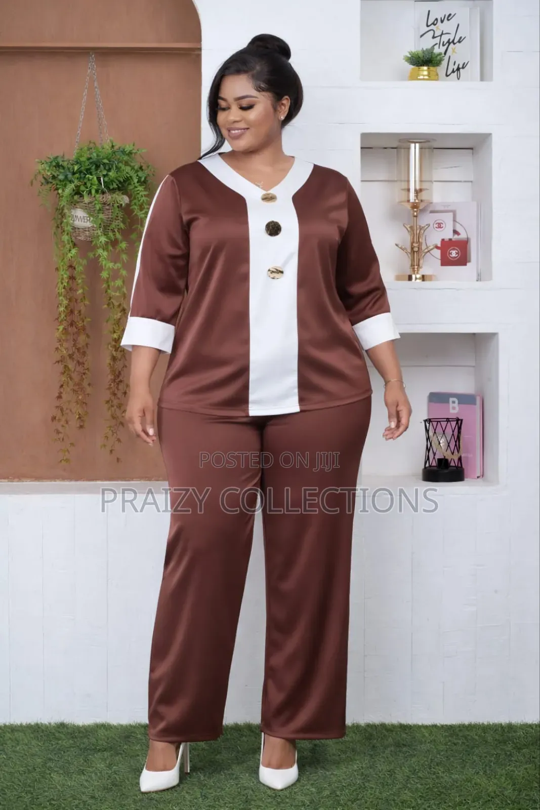 Ladies' 2pc Silk Set/Loungewear