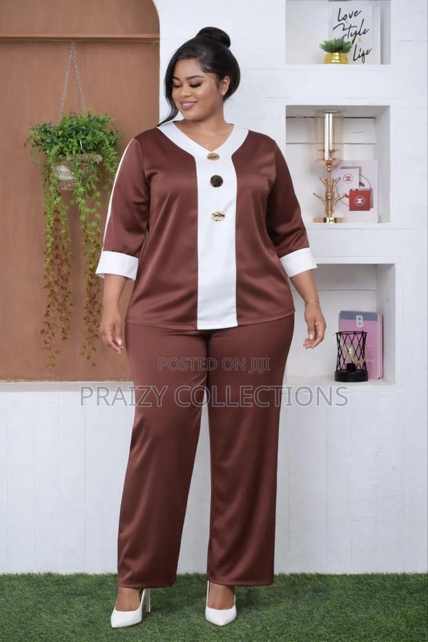 Ladies' 2pc Silk Set/Loungewear - thumbnail 4