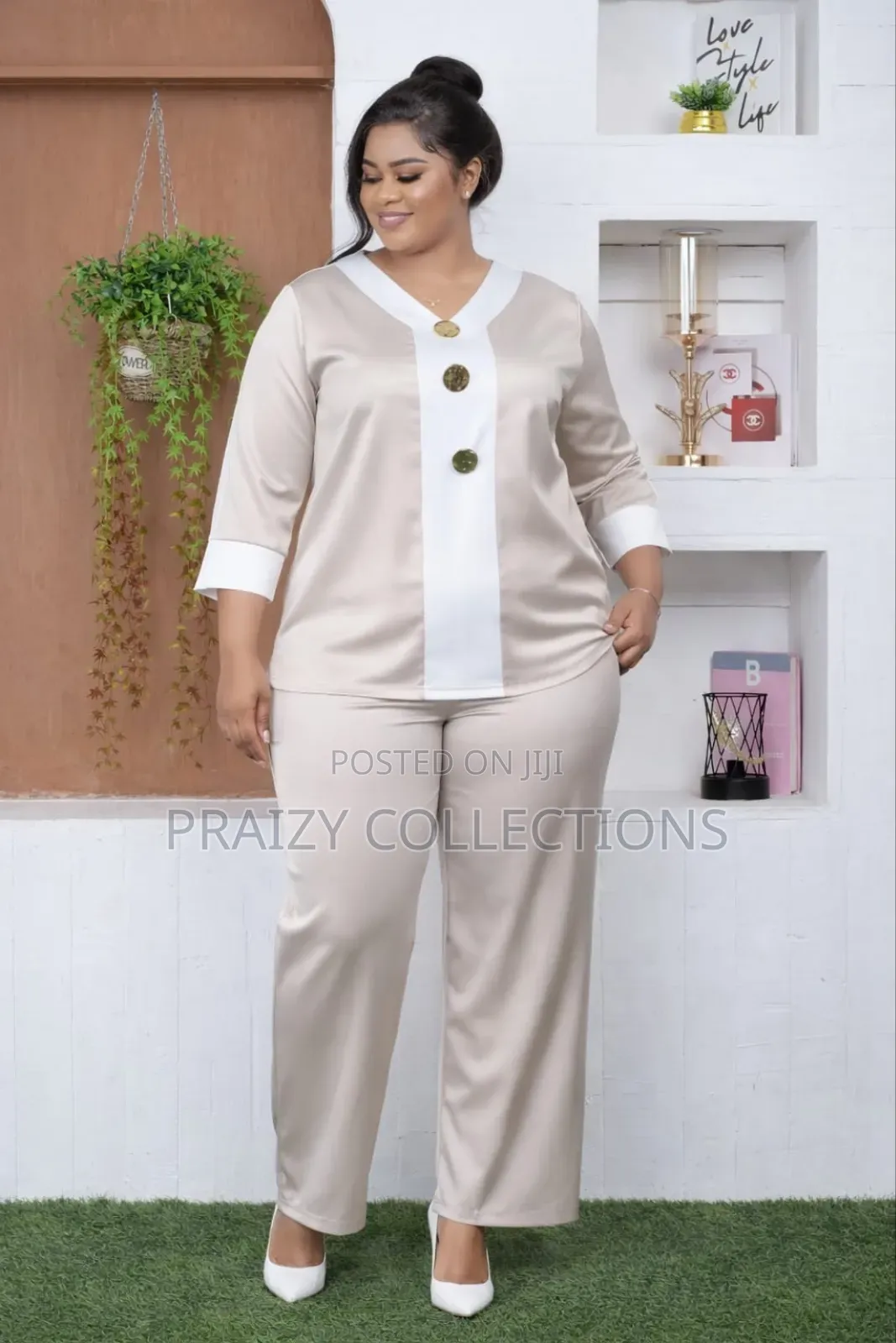 Ladies' 2pc Silk Set/Loungewear