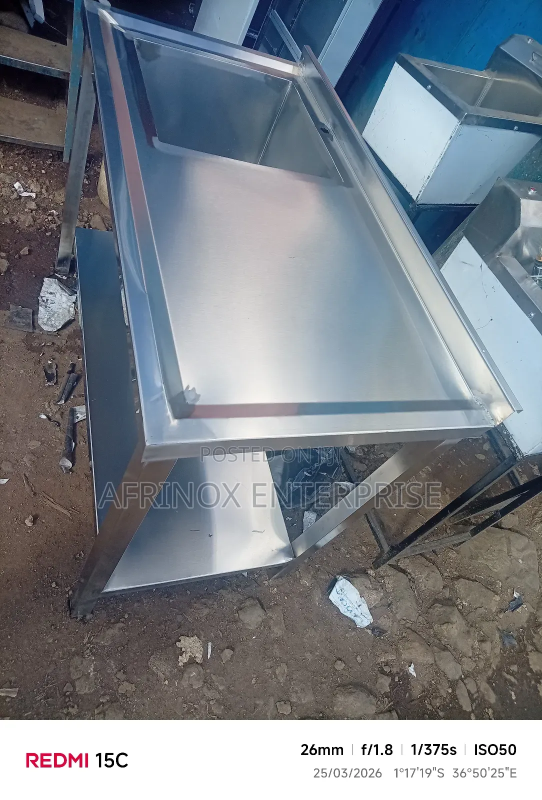Sink With Working Space, Single Bowl Sink