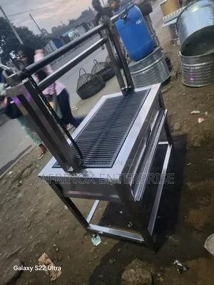 Nyama Choma Grill, Charcoal Grill Stainless Steel