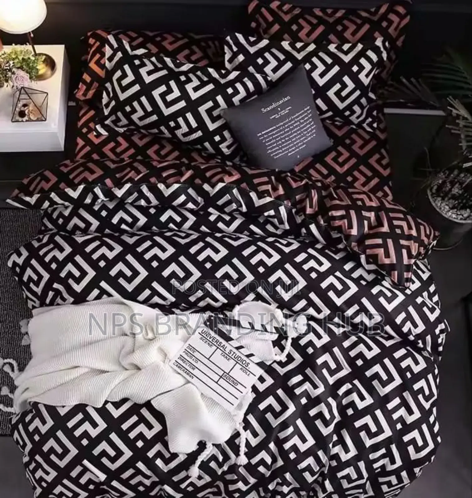 Nordic Style Cotton Microfiber Duvet Cover Set 2sided (6*6/6*7). Sk
