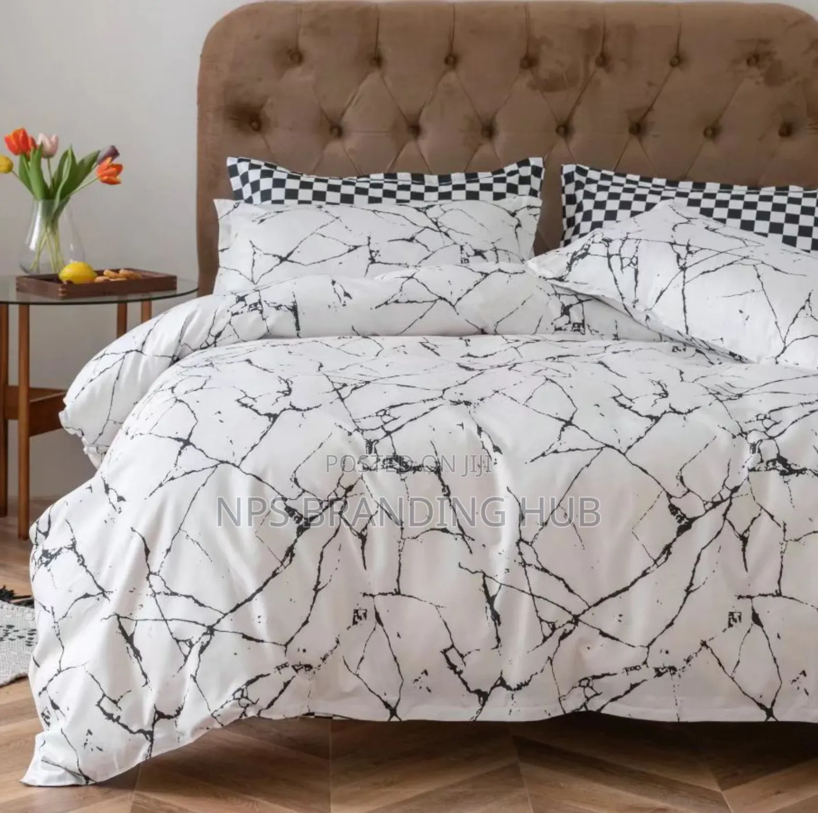 Nordic Style Cotton Microfiber Duvet Cover Set 2sided (6*6/6*7). Sk