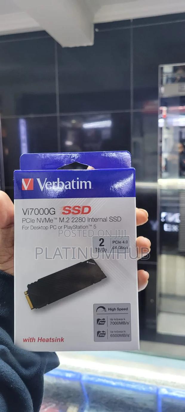 Verbatim Vi7000g Pcie Nvme M.2 SSD for Ps5
And Desktop Pc
