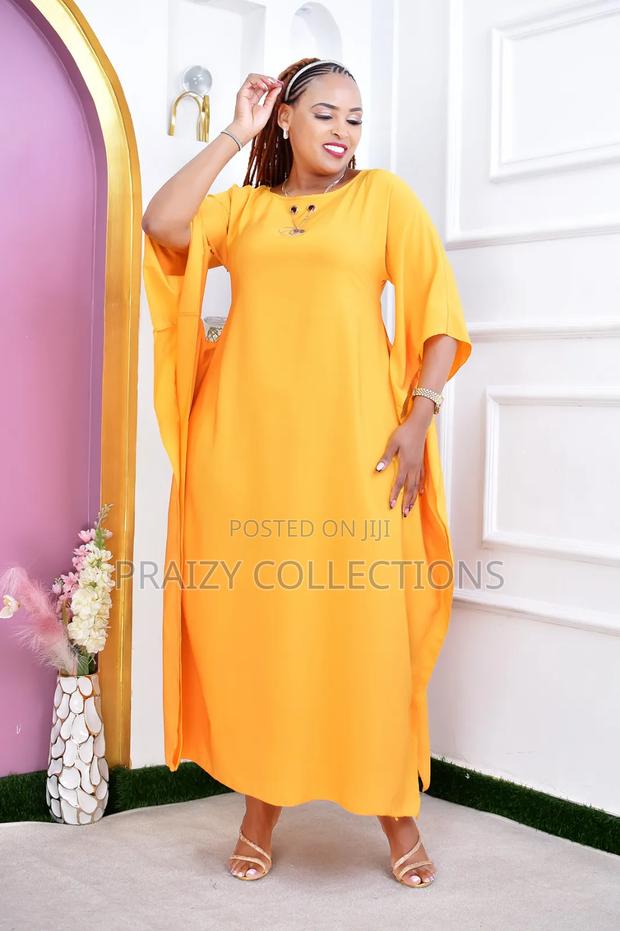Premium Maxi Plain Dress - thumbnail 4