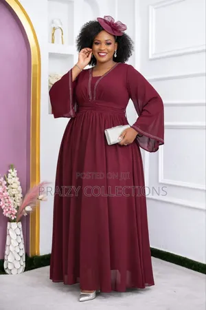 Original Heavy Chiffon Maxi Dress