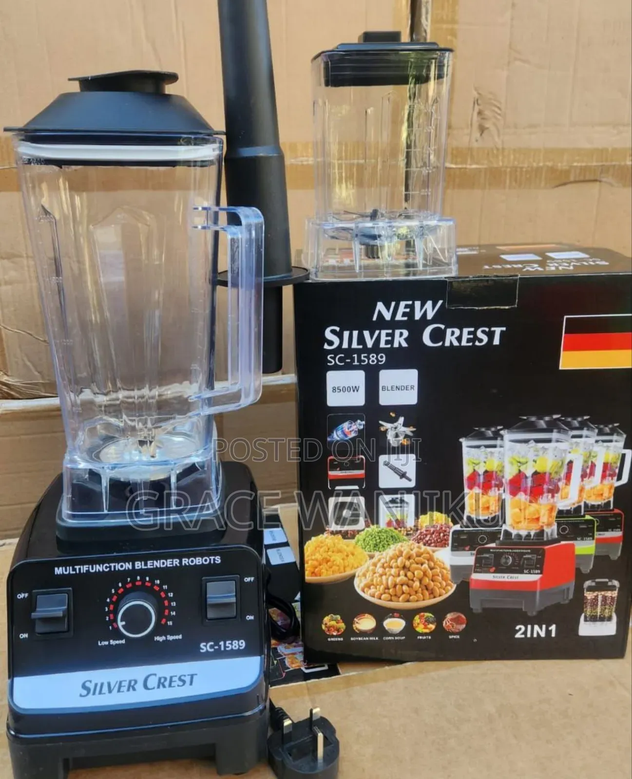 *8500 Watts Silver Crest Commercial Blender*