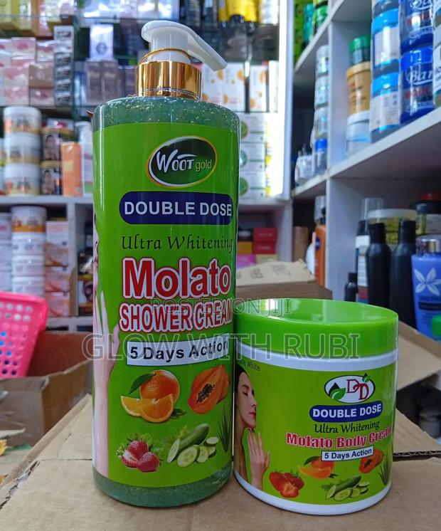 2 in 1 Molato Shower Gel Body Cream Double Doze 5 Days Action