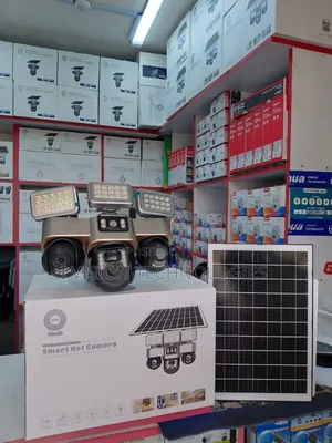 Tripple Lens 3, With Floodlights Solar Powered CCTV Cameras Solutions