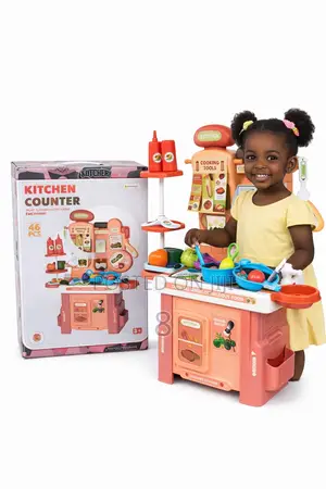Kids Kitchen Play Set With Accessories – Toy Cooking Set