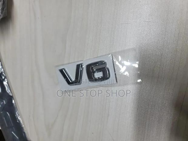 V6 Boot Decal Badge