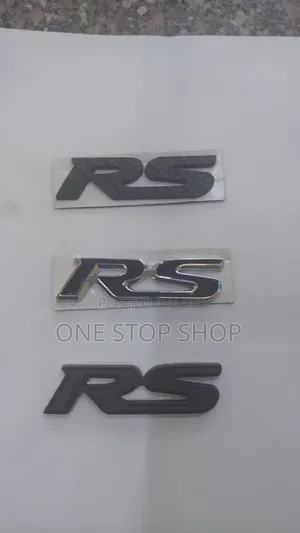Rs Sport Badges in Black Shade