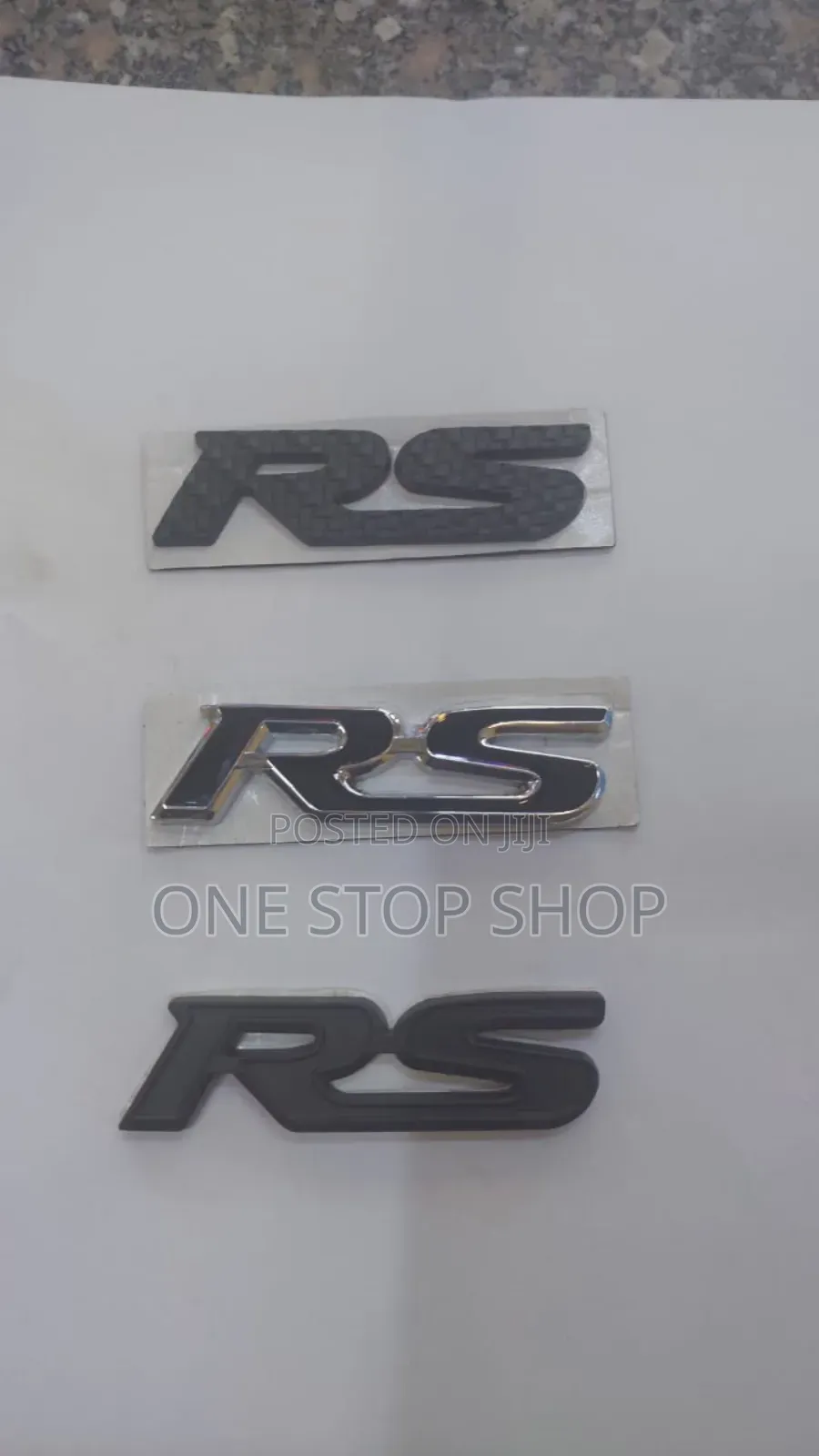 Rs Sport Badges in Black Shade