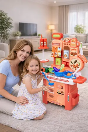 Kids Cooking Play Set With Accessories – Fun Kitchen Toy for Girls