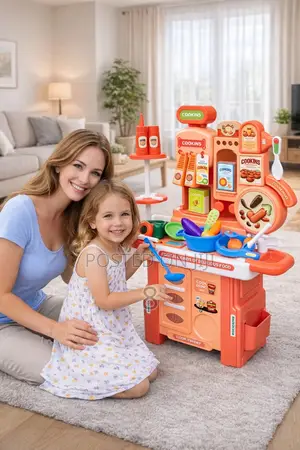 Large Kids Kitchen Toy Set – Realistic Cooking Playset With Full Kit