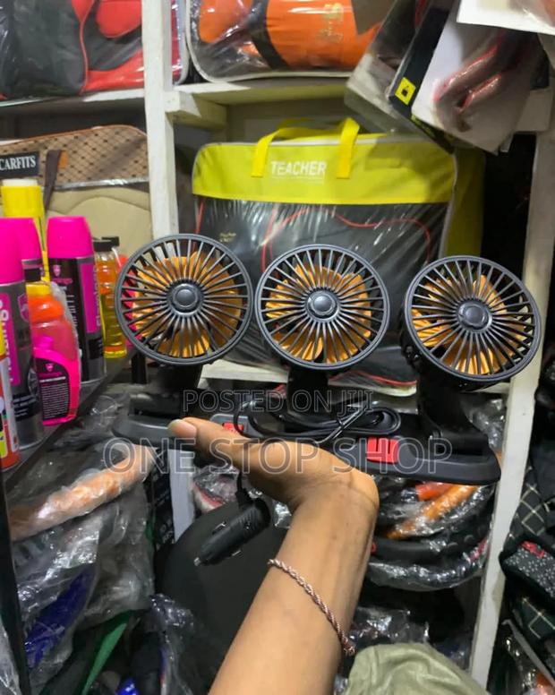 24v Car Three Head Fan Style