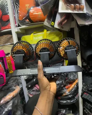 24v Car Fan 360°Adjustable 3 Head Air Car Fan