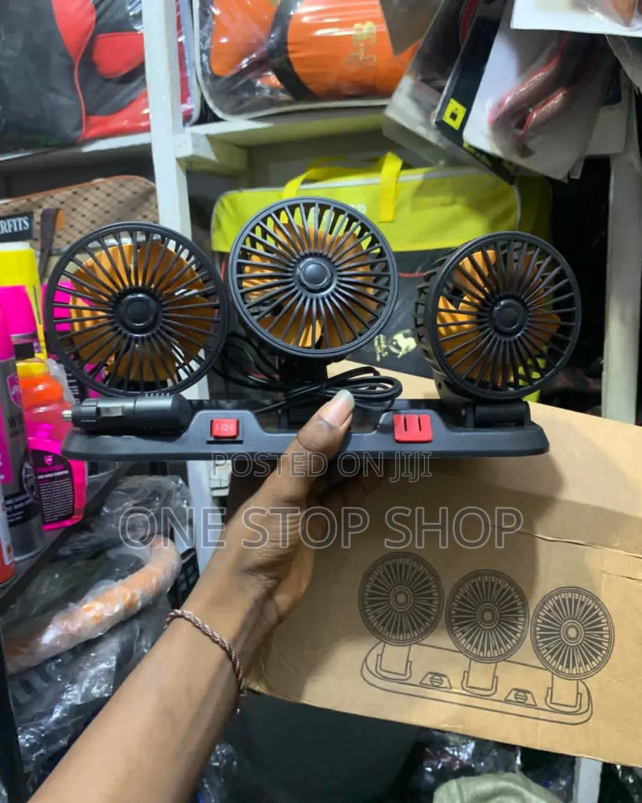 Truck 24v Three Headed Fan