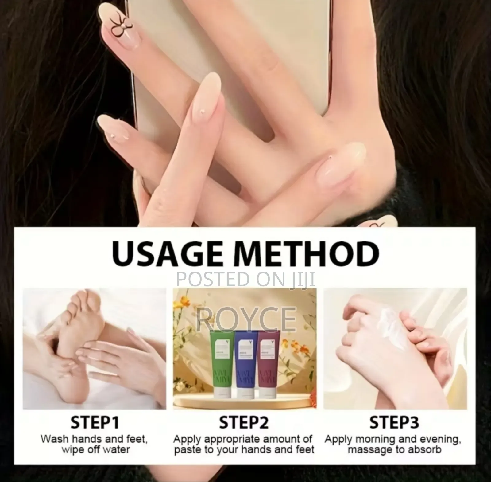 Premium Water Droplets Hand Cream