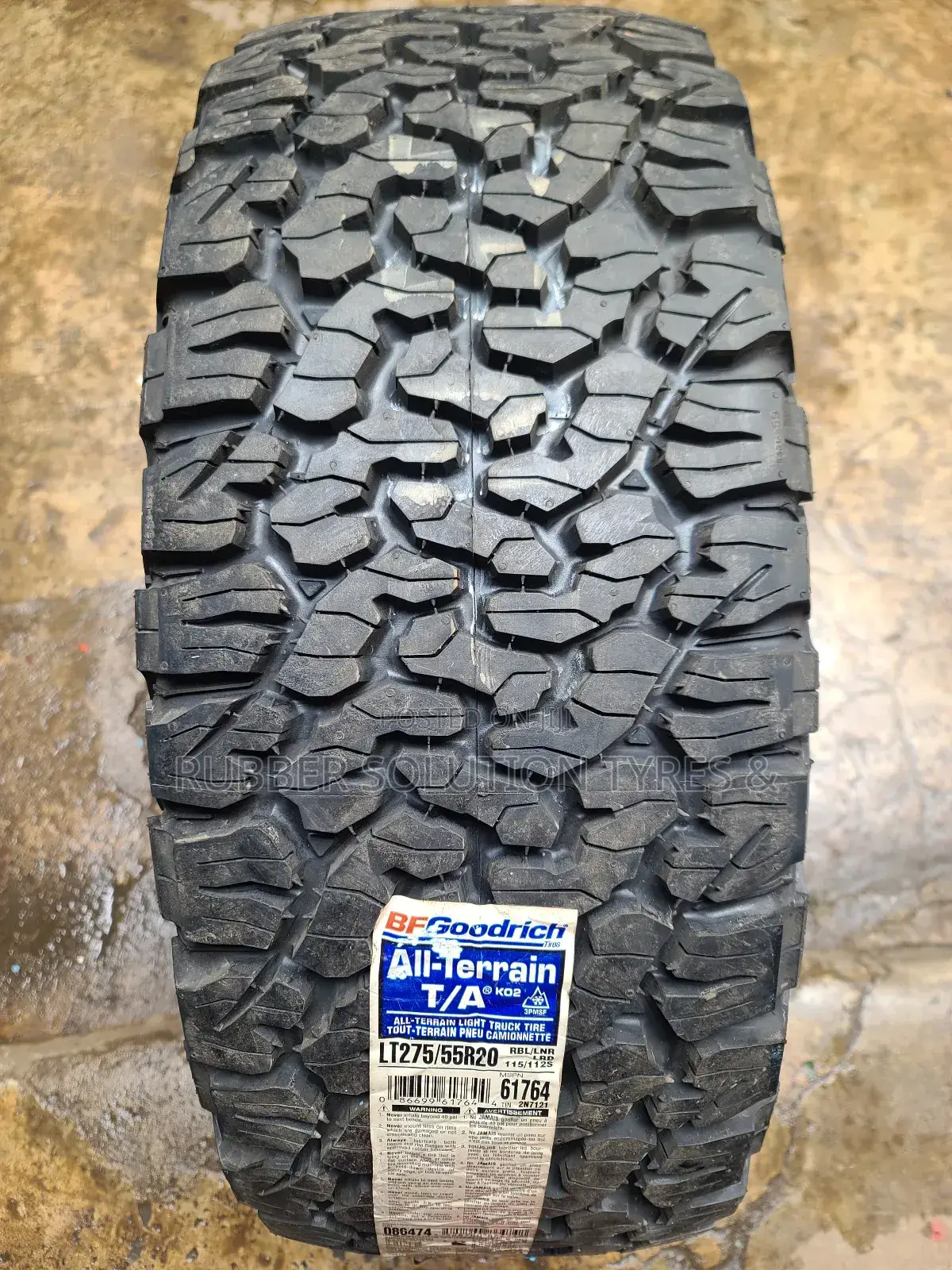275 /55 R20 Bf Goodrich Tyres a/Tk02 All-Terrain