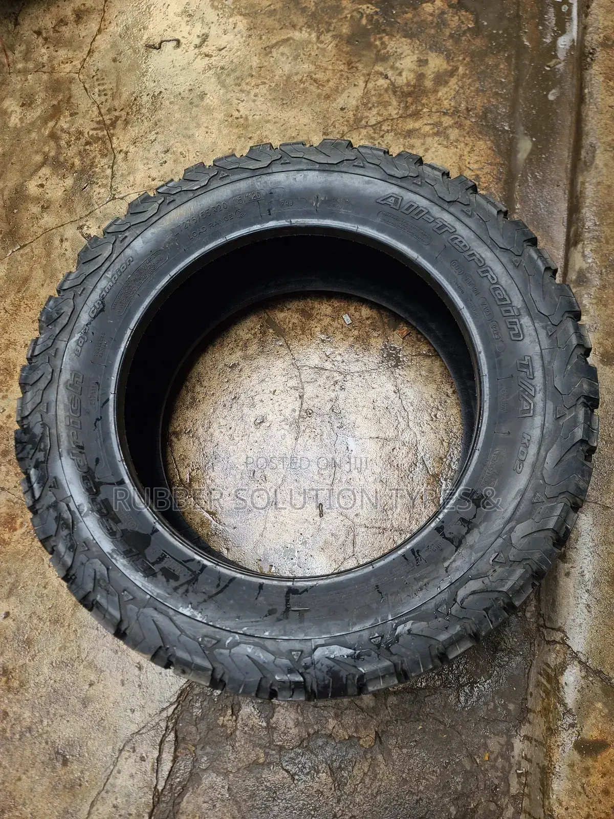 275 /55 R20 Bf Goodrich Tyres a/Tk02 All-Terrain