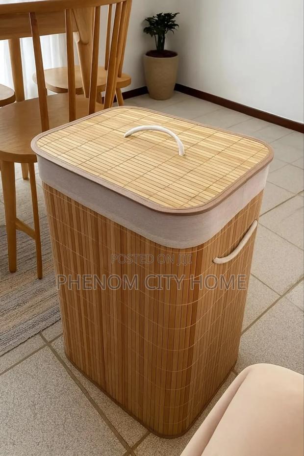 Foldable Wooden/Bamboo Laundry Baskets
