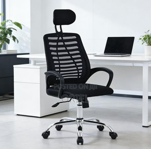Office Chairs:- High Back Ventilated Mesh Office Chair - thumbnail 5