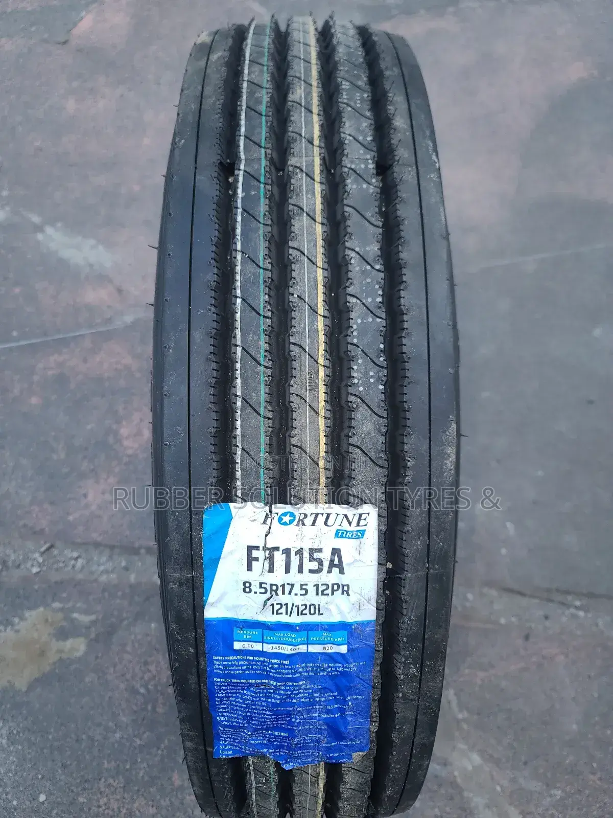 8.5r17.5 Fortune Tyres Ft115a 12pr
