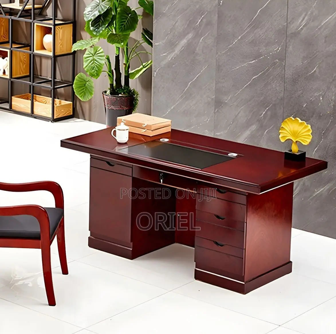 Office Desk:- 120cm Contemporary Executive Office Desk