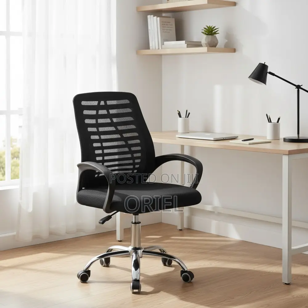 Medium-Back Office Chair:- High Back Strong Mesh Office Chair