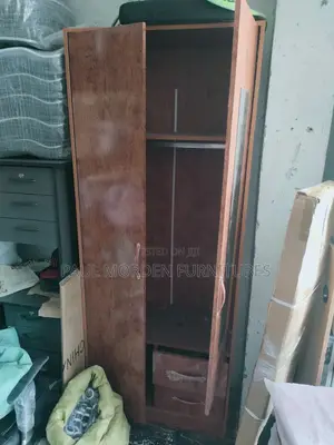 Wooden Wordrobe With Two Sliding Doors