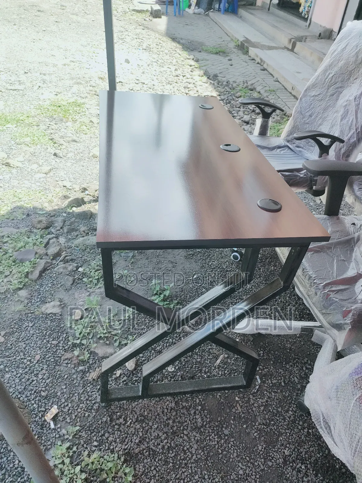 Metallic Workstation Office Desk