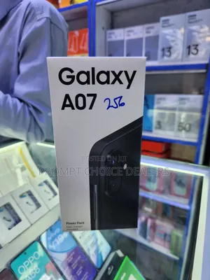 New Samsung Galaxy A07 4G 256 GB Black