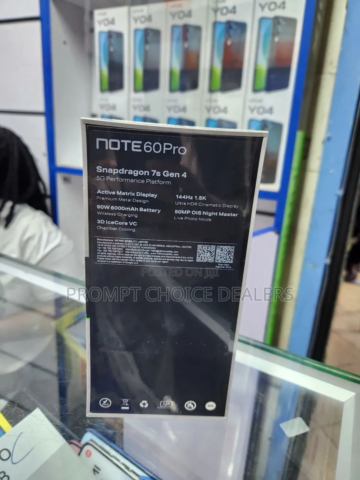 New Infinix Note 60 Pro 256 GB Black