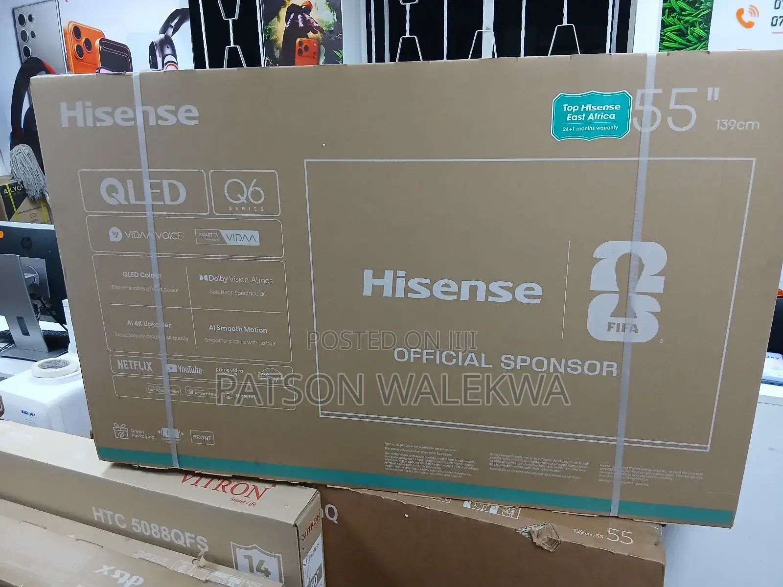 Hisense 55′′ Q6n Qled Tv (Q6 Series) – 55q6n