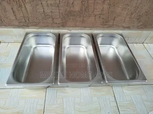 Stainless Steel Chaffing Dish Insert Triple.