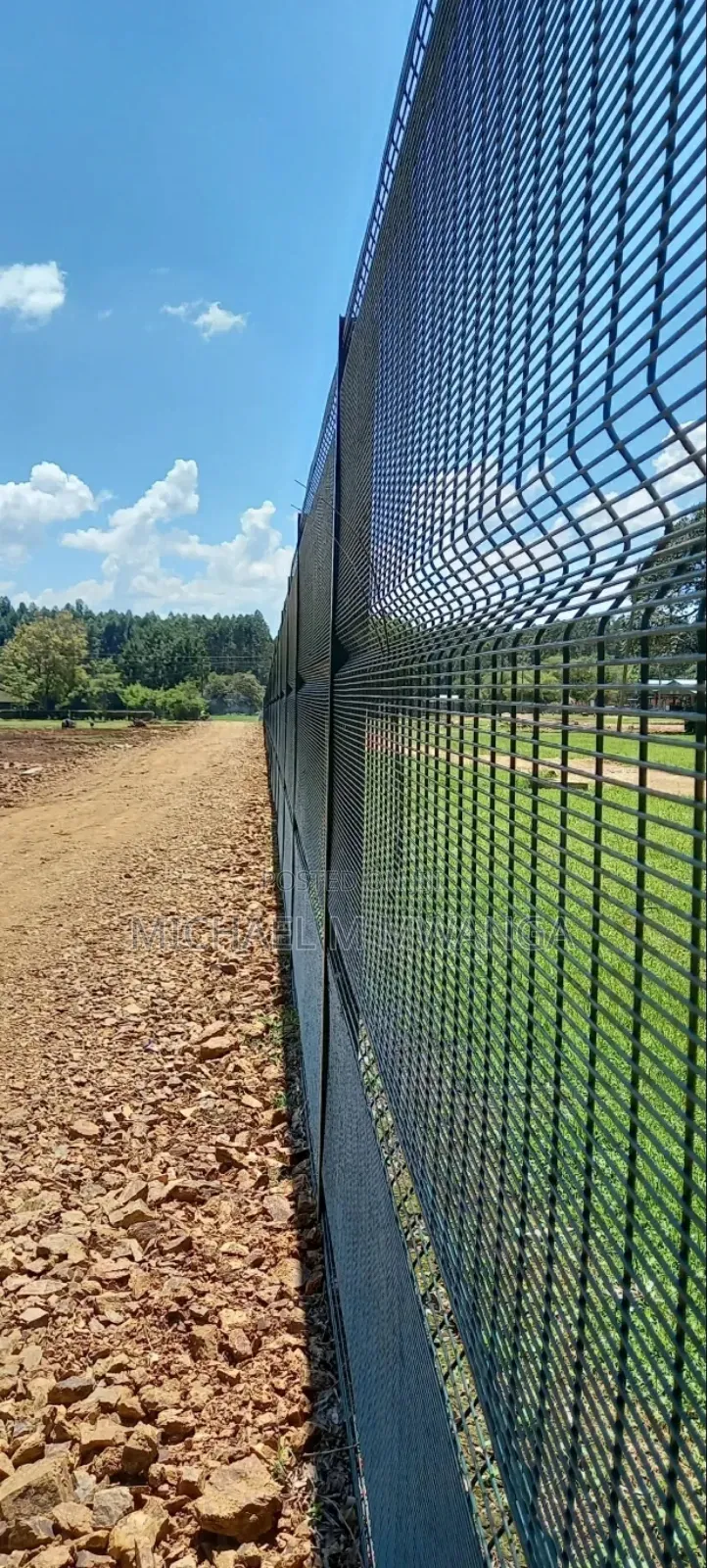 Corrosion Resistant Galvanized Clear View Anti Climb Fence