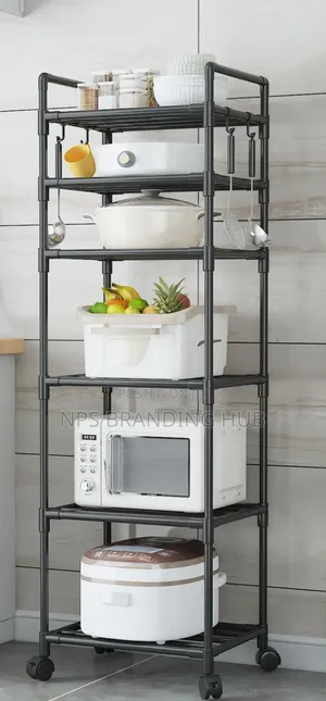 4layer Multifunctional Kitchen Advanced Metallic Rack Jn