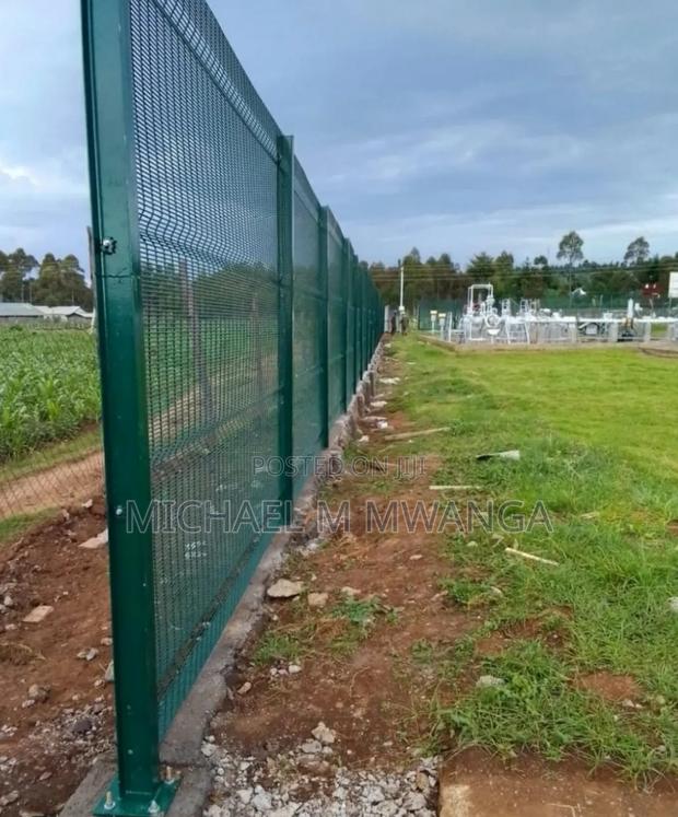 Tamper Proof Galvanized Clear View Anti Climb Fence
