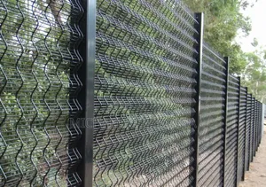Cut Resistant Galvanized Clear View Anti Climb Fence