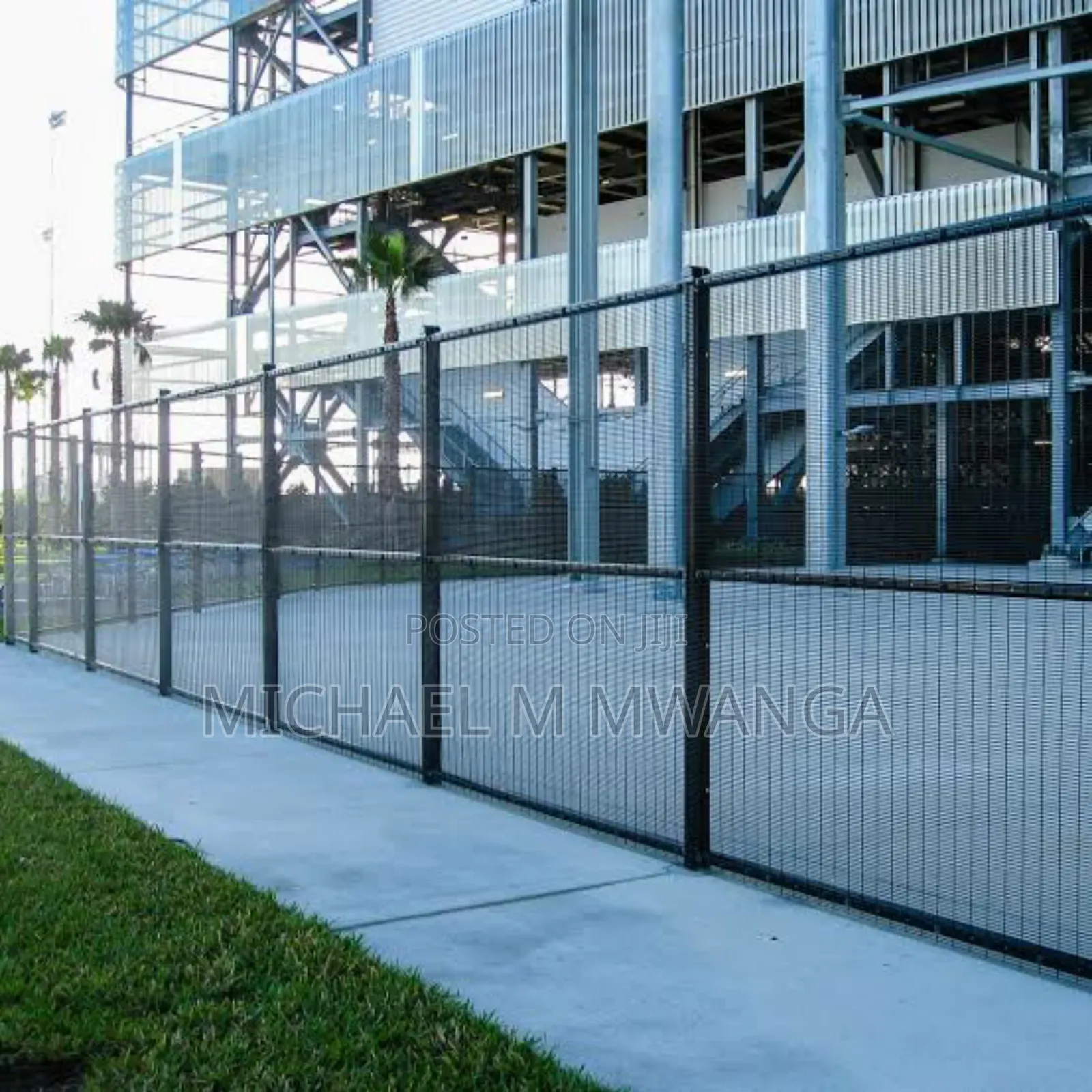 Zinc Coated Galvanized Clear View Anti Climb Fence