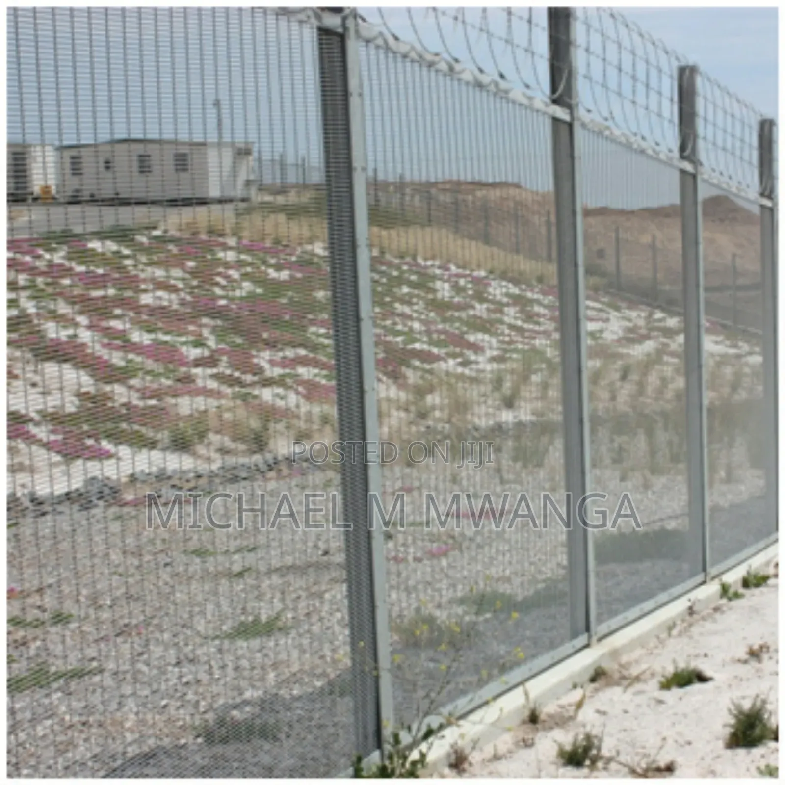 High Tensile Galvanized Clear View Anti Climb Fence