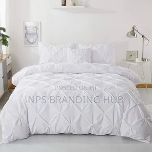 Pinch Pleat Pintuck Duvet Cover Set 6*6/6*7 Sk