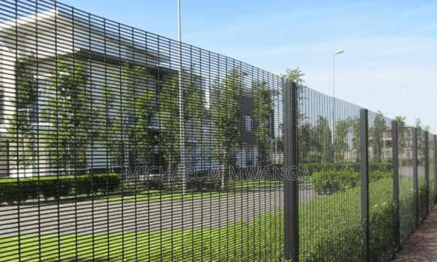 Security Focused Galvanized Clear View Anti Climb Fence