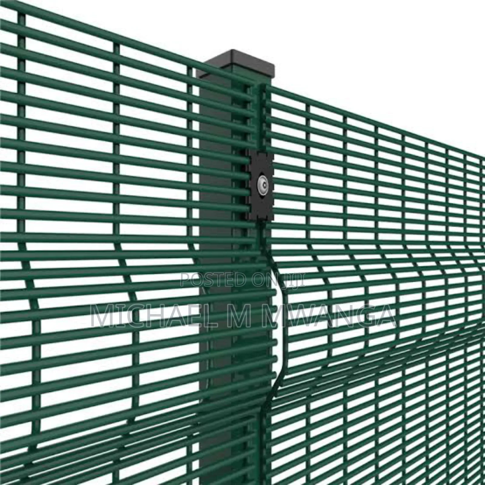 Maintenance Free Galvanized Clear View Anti Climb Fence