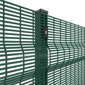 Maintenance Free Galvanized Clear View Anti Climb Fence