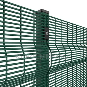 Maintenance Free Galvanized Clear View Anti Climb Fence