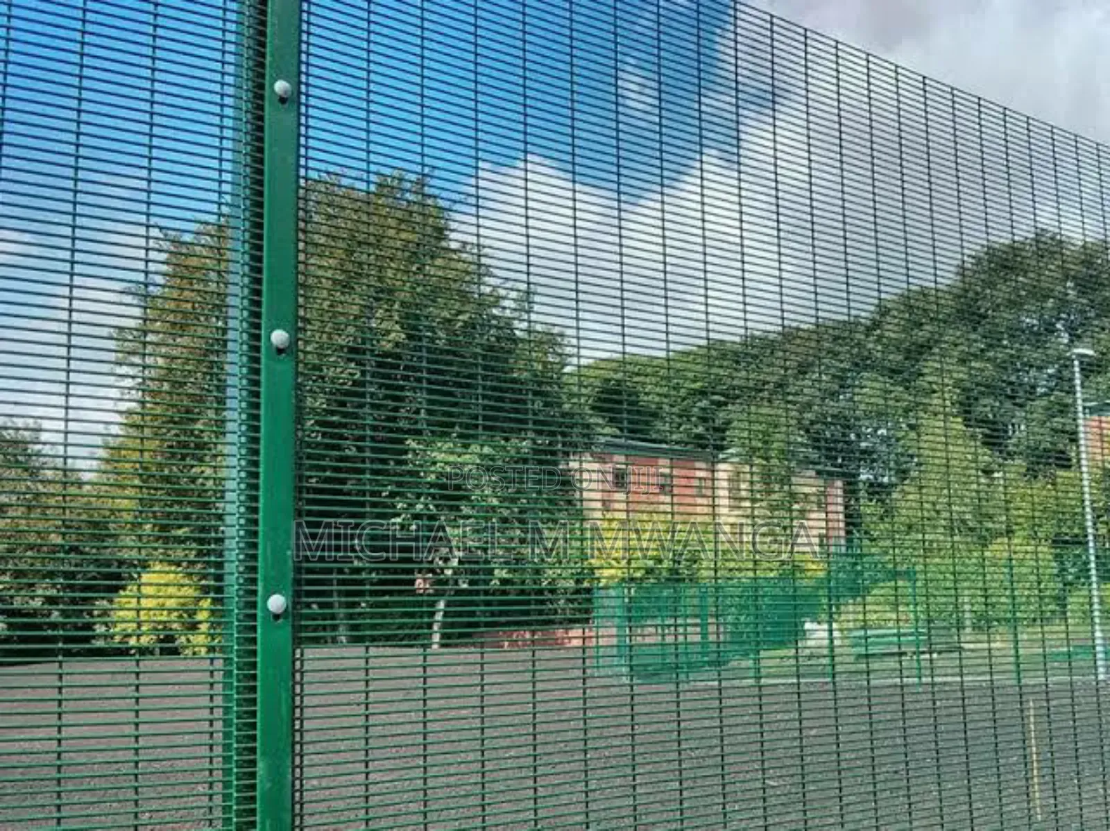 Installation Friendly Galvanized Clear View Anti Climb Fence