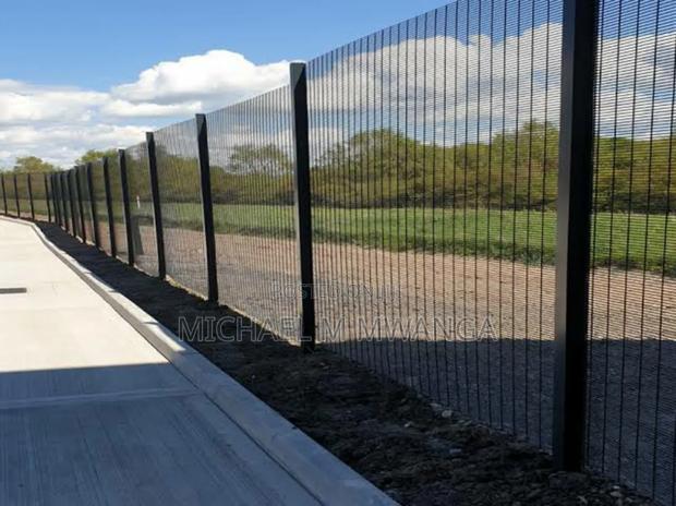 Structurally Stable Galvanized Clear View Anti Climb Fence