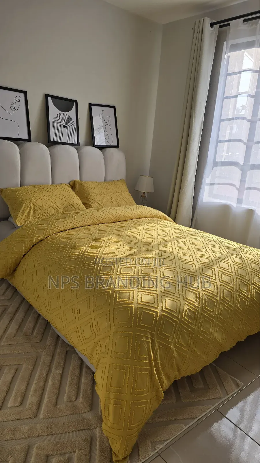 4pc Luxury Tufted Duvet Covers Size: *6*6/6*7* Sk